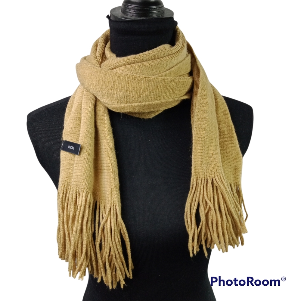 Rikka Extra Soft Solid Fringed Scarf